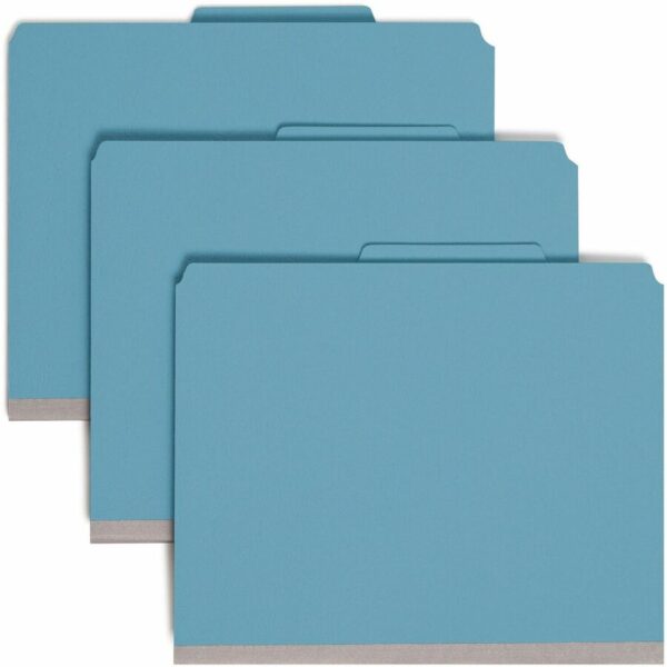 Smead SafeSHIELD 2/5 Tab Cut Letter Recycled Classification Folder