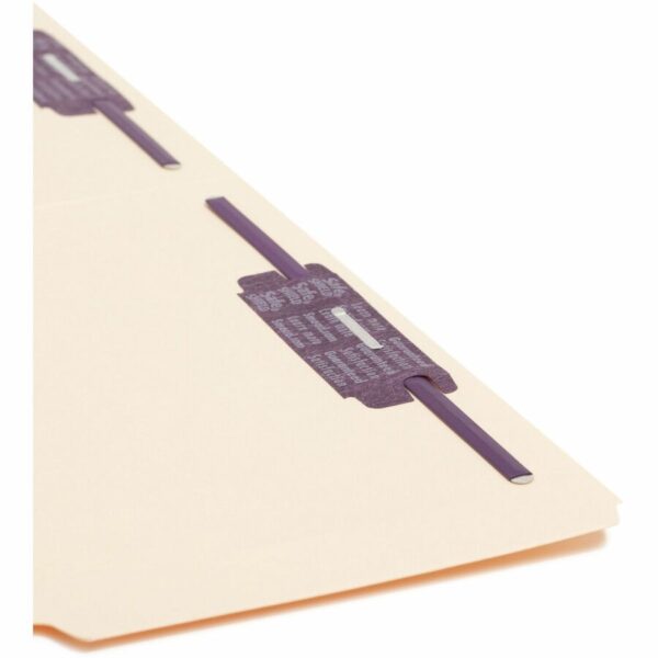 Smead SafeSHIELD 1/3 Tab Cut Legal Recycled Fastener Folder - Image 3