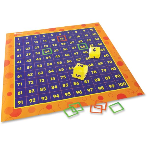 Learning Resources Hip Hoppin' Hundred Mat Floor Game