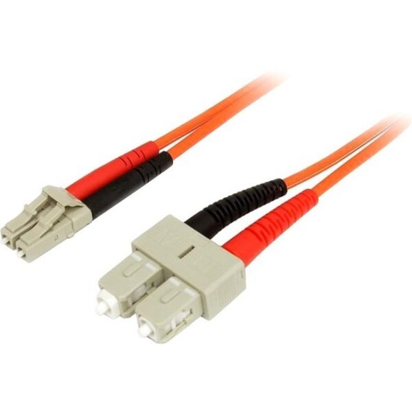 StarTech.com Fiber Optic Cable - Multimode Duplex 50/125 - LSZH - LC/SC - 3 m