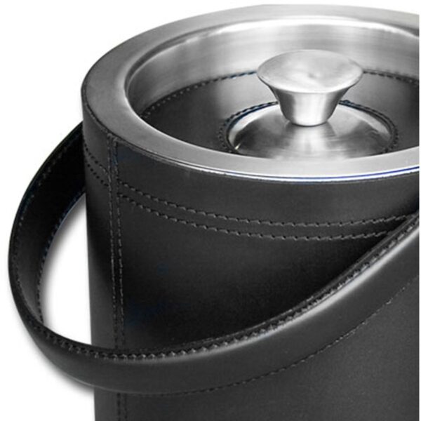 Dacasso Classic Leather Ice Bucket - Image 2