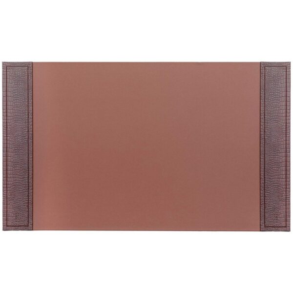 Dacasso Crocodile Embossed Side-Rail Desk Pad