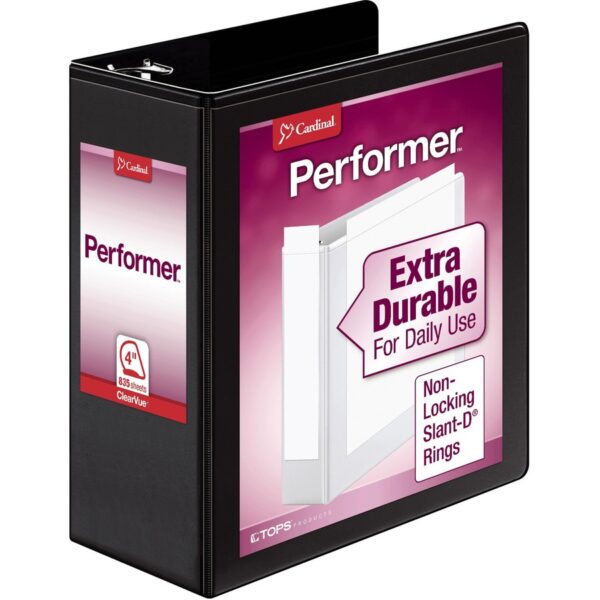 Cardinal Performer ClearVue Slant-D Ring Binder