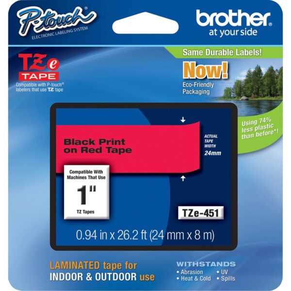 Brother P-touch TZe Laminated Tape Cartridges