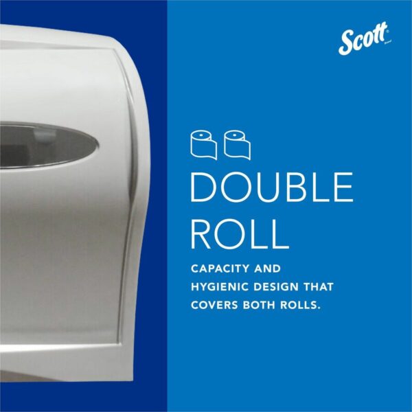 Scott Coreless Standard Roll Toilet Paper Dispenser - Image 3