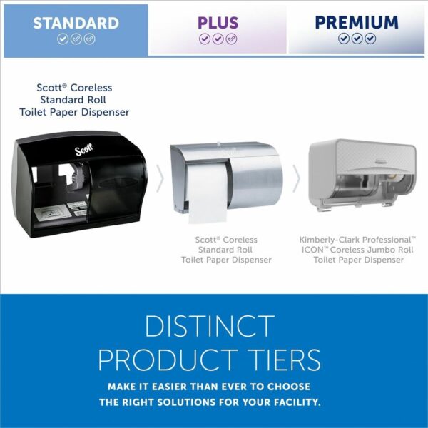 Scott Coreless Standard Roll Toilet Paper Dispenser - Image 2