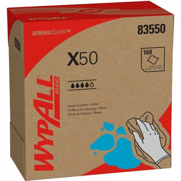 Wypall GeneralClean X50 Cleaning Cloths - Pop-Up Box - Image 3