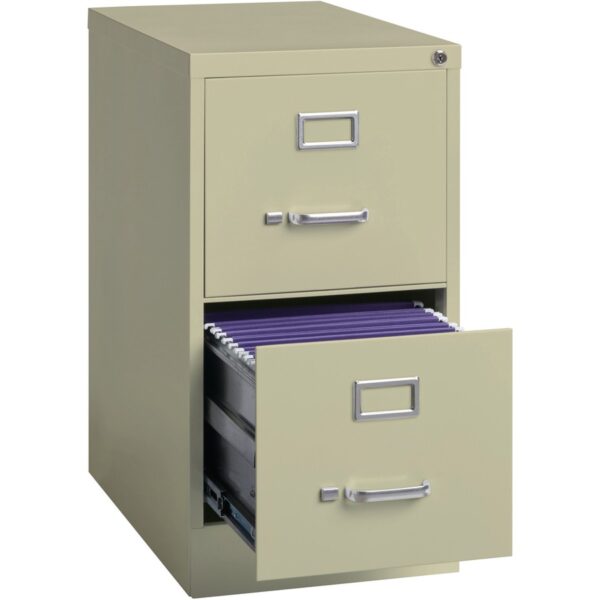 Lorell Fortress Series 22" Commercial-Grade Vertical File Cabinet - Image 3