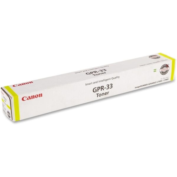 Canon GPR-33 Original Laser Toner Cartridge - Yellow - 1 Each