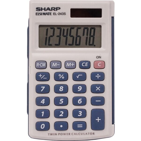 Sharp Calculators Handheld Calculator with Hard Case