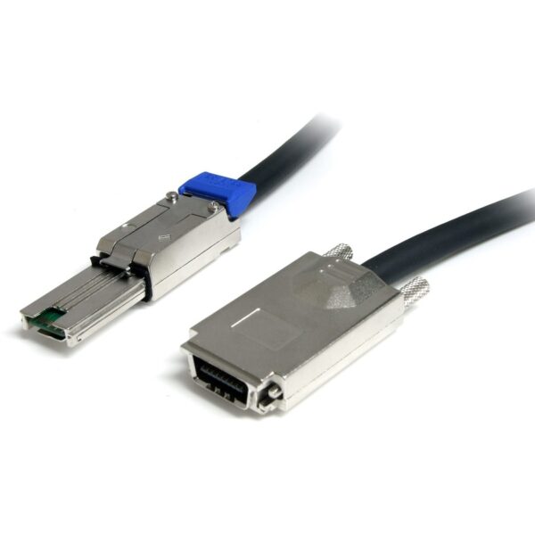 StarTech.com 2m External Serial Attached SCSI SAS Cable - SFF-8470 to SFF-8088