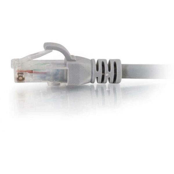 C2G 1 ft Cat6 Snagless UTP Unshielded Network Patch Cable (TAA) - Gray - Image 2