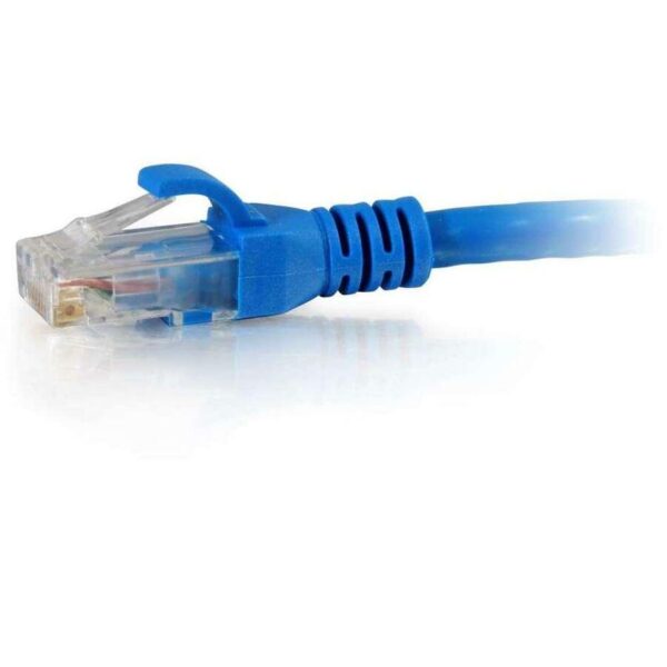 C2G 1 ft Cat6 Snagless UTP Unshielded Network Patch Cable (TAA) - Blue - Image 2