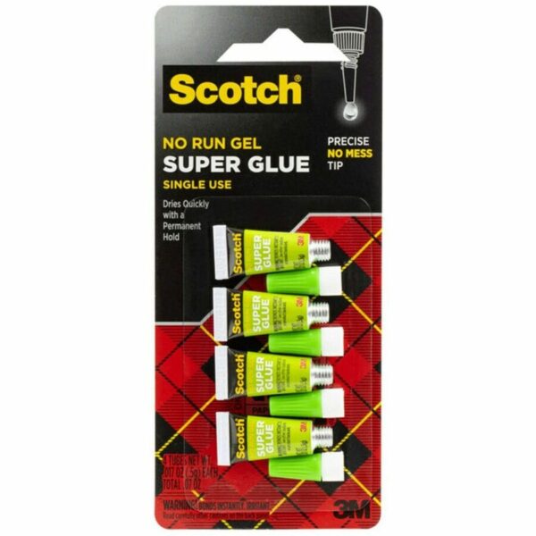 Scotch Super Glue Gel - 0.05 grams Single-Use Tubes