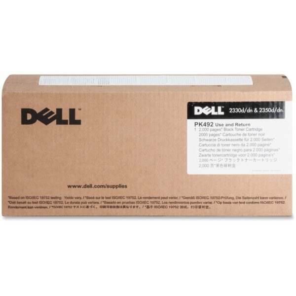 Dell PK492 Original Laser Toner Cartridge - Black - 1 Each