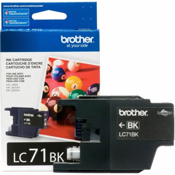 Brother Innobella LC71BK Standard Yield Inkjet Ink Cartridge - Black - 1 Each