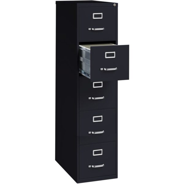 Lorell Fortress Series 26-1/2" Commercial-Grade Vertical File Cabinet - Image 3