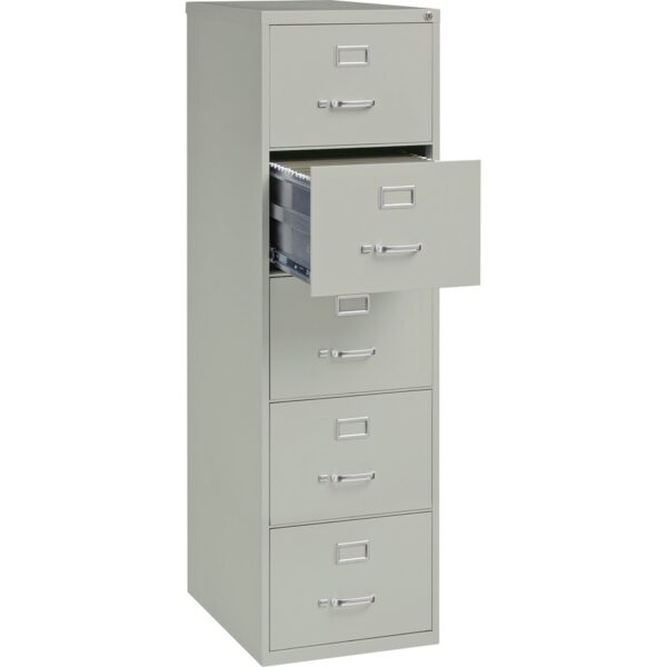 Lorell Fortress Series 26-1/2" Commercial-Grade Vertical File Cabinet - Image 4