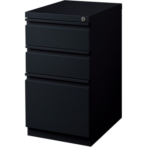 Lorell 20" Box/Box/File Mobile File Cabinet with Full-Width Pull - Image 2