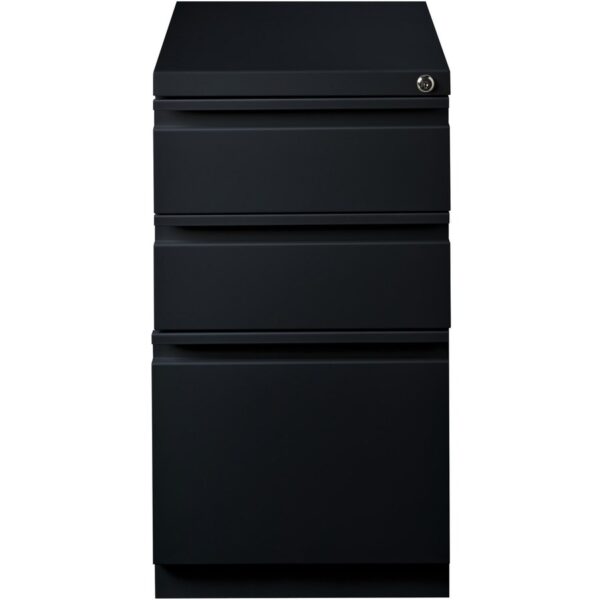 Lorell 20" Box/Box/File Mobile File Cabinet with Full-Width Pull - Image 3