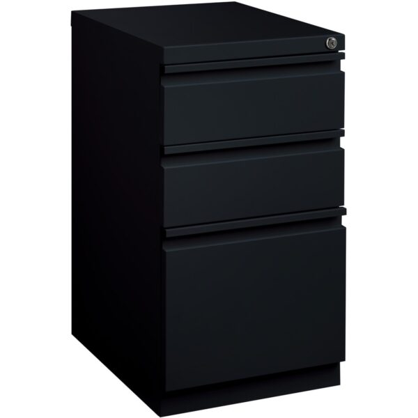 Lorell 20" Box/Box/File Mobile File Cabinet with Full-Width Pull