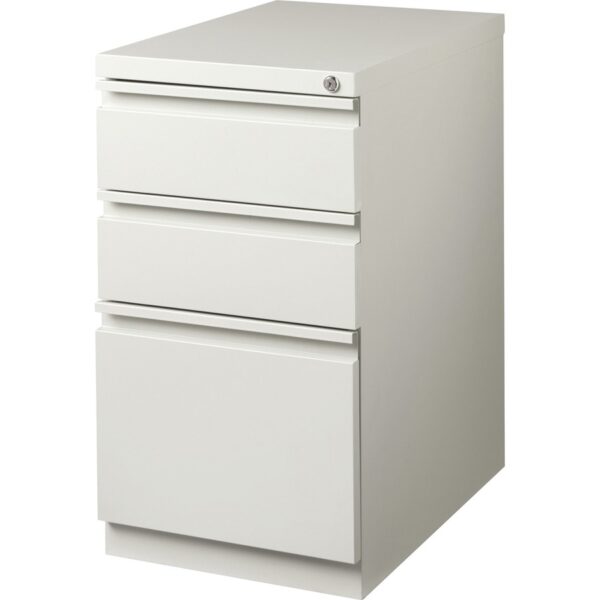 Lorell 20" Box/Box/File Mobile File Cabinet with Full-Width Pull - Image 2