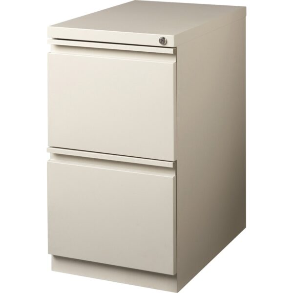 Lorell 20" File/File Mobile File Cabinet with Full-Width Pull - Image 2