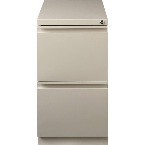 Lorell 20" File/File Mobile File Cabinet with Full-Width Pull - Image 3