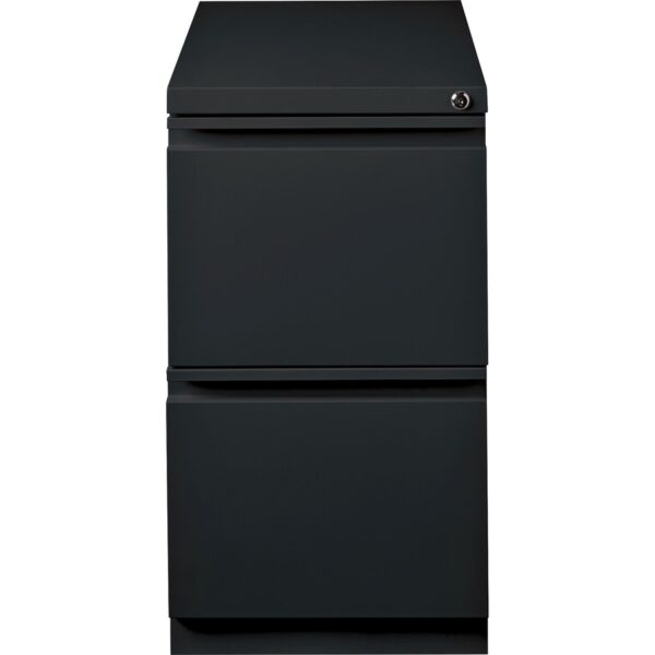 Lorell 20" File/File Mobile File Cabinet with Full-Width Pull - Image 3