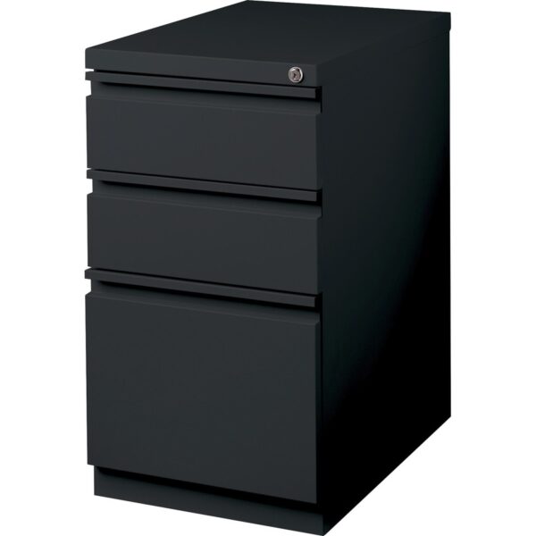 Lorell 23" Box/Box/File Mobile File Cabinet with Full-Width Pull - Image 2