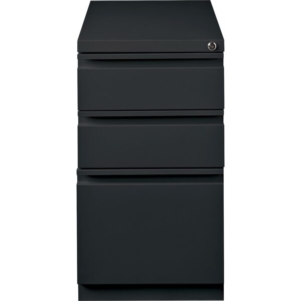 Lorell 23" Box/Box/File Mobile File Cabinet with Full-Width Pull - Image 3