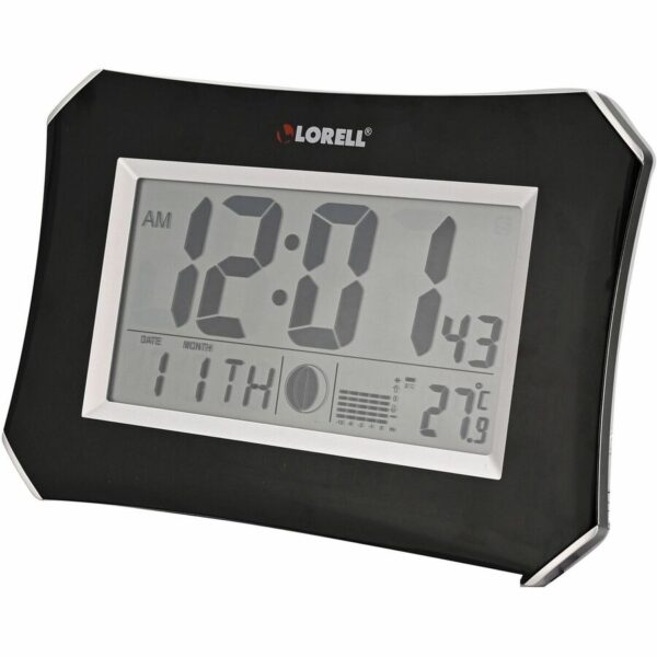 Lorell LCD Wall/Alarm Clock - Image 2