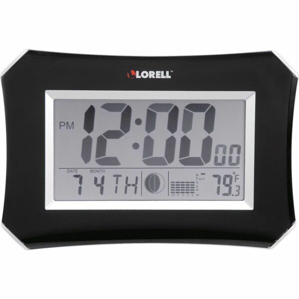 Lorell LCD Wall/Alarm Clock