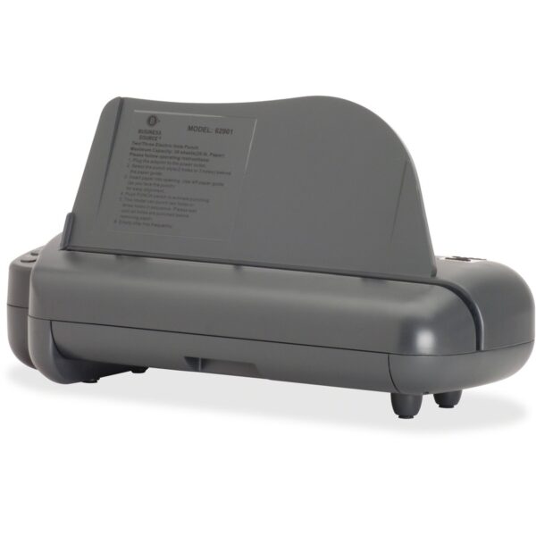 Business Source Electric Adjustable 3-hole Punch - Image 2