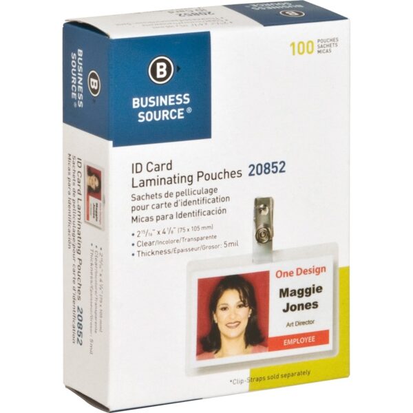 Business Source Government ID Laminating Pouches - Image 3