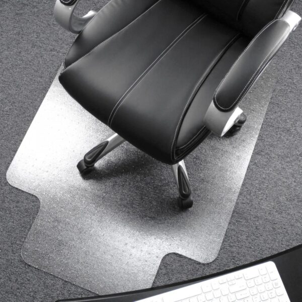 Cleartex Ultimat® Polycarbonate Lipped Chair Mat for Carpets over 1/2" - 35" x 47"