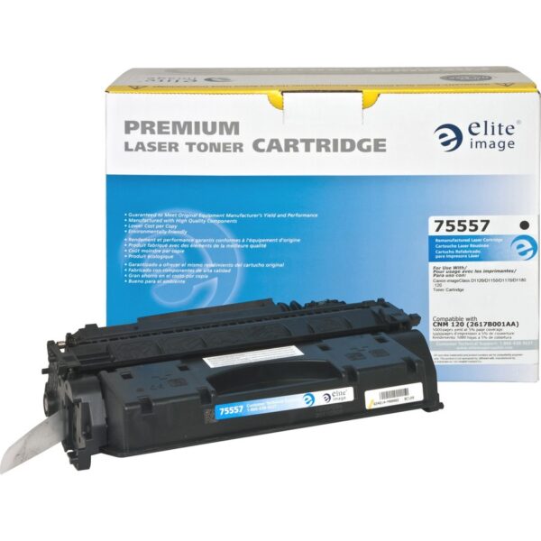 Elite Image Remanufactured Laser Toner Cartridge - Alternative for Canon 120 - Black - 1 Each