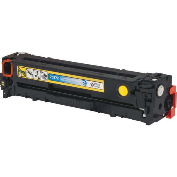 Elite Image Remanufactured Laser Toner Cartridge - Alternative for HP 128A (CE322A) - Yellow - 1 Each - Image 2