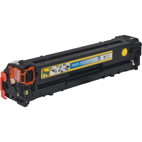 Elite Image Remanufactured Laser Toner Cartridge - Alternative for HP 128A (CE322A) - Yellow - 1 Each - Image 3