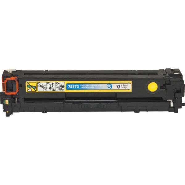 Elite Image Remanufactured Laser Toner Cartridge - Alternative for HP 128A (CE322A) - Yellow - 1 Each - Image 4