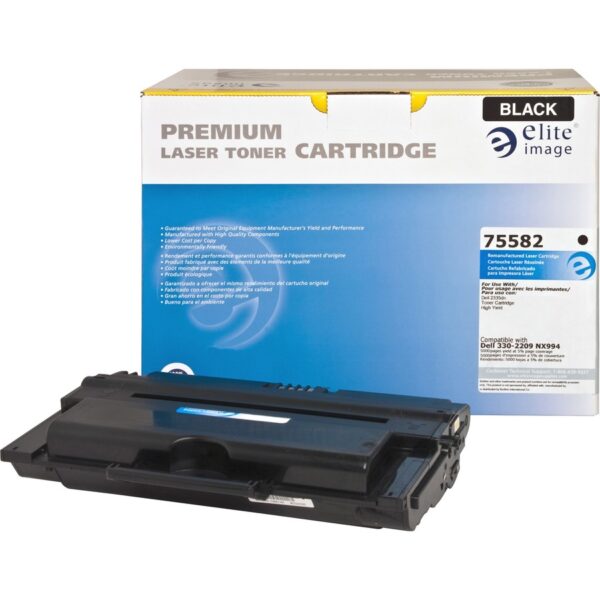 Elite Image Remanufactured High Yield Laser Toner Cartridge - Alternative for Dell 330-2209 - Black - 1 Each