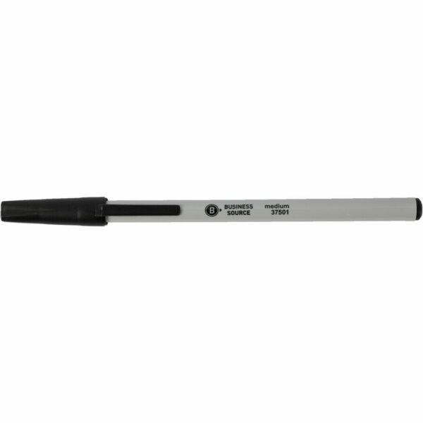 Business Source Medium Point Ballpoint Stick Pens - Image 2