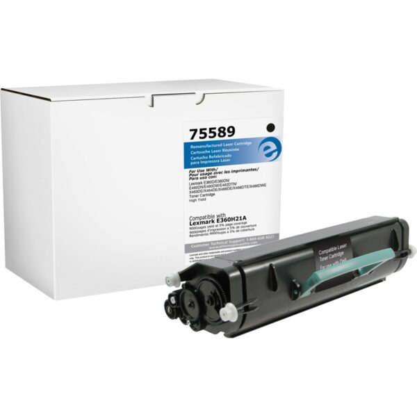 Elite Image Remanufactured Laser Toner Cartridge - Alternative for Lexmark E360H11A - Black - 1 Each