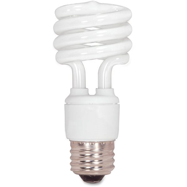 Satco 13W T2 4100K Mini Spiral CFL Bulb