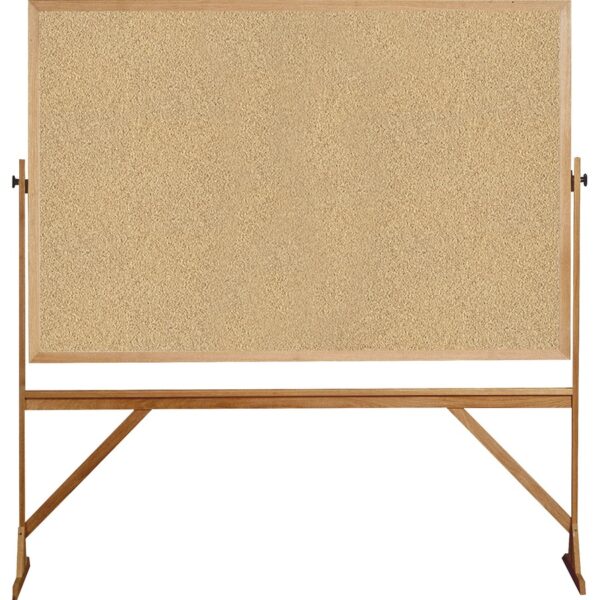 Ghent Reversible Cork Bulletin Board with Wood Frame