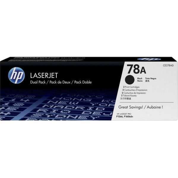 HP 78A Original Laser Toner Cartridge - Black - 2 / Carton - Image 5