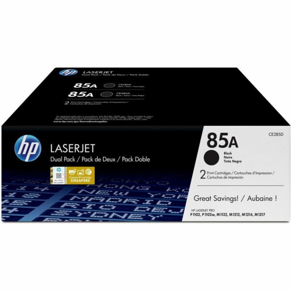 HP 85A Original Laser Toner Cartridge - Black - 2 / Carton - Image 2