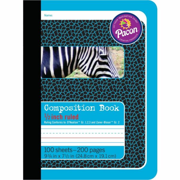 Pacon 1/2" Ruled Composition Book