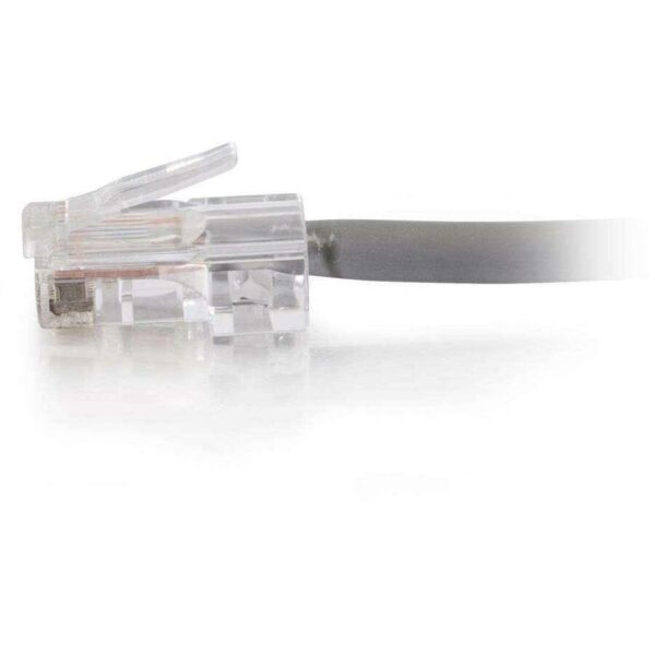 C2G 100 ft Cat5e Non Booted Plenum UTP Unshielded Network Patch Cable - Gray - Image 2