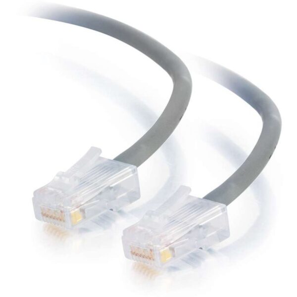 C2G 100 ft Cat5e Non Booted Plenum UTP Unshielded Network Patch Cable - Gray